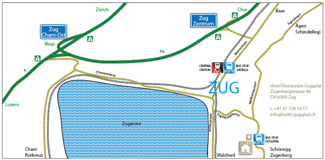 Guggital location map